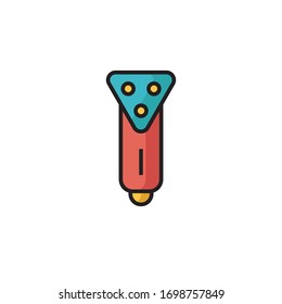 electric shaver icon vector illustration filled outline style design. isolated on white background
