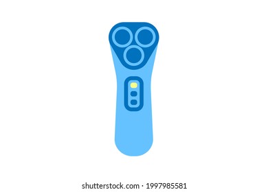 Electric shaver icon. Vector linear sign, symbol, logo of electric shaver for mobile concept and web design. Icon for the website of the store of household appliances, gadgets and electronics.