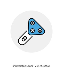 Elektrischer Rasierapparat, Vektorgrafik
