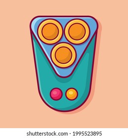 electric shaver isolated cartoon vector illustration in flat style