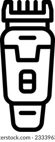 Symbol für die elektrische Shaver Line - Einzelsymbol, Vektorgrafik