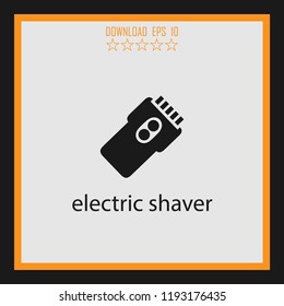 electric shaver vector icon