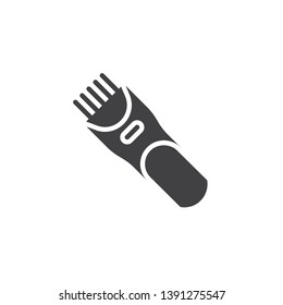 Electric shaver vector icon. Shaving machine filled flat sign for mobile concept and web design. Electric clipper glyph icon. Symbol, logo illustration. Pixel perfect vector graphics