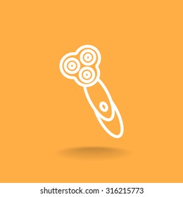 electric shaving machine icon