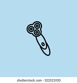 electric shaving machine icon