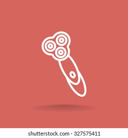 electric shaving machine icon