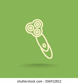 electric shaving machine icon