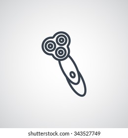 electric shaving machine icon