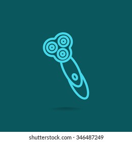electric shaving machine icon