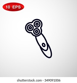 electric shaving machine icon