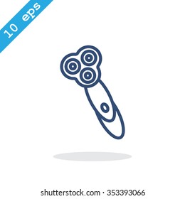 electric shaving machine icon