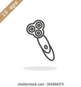electric shaving machine icon