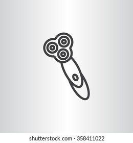 electric shaving machine icon