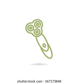 electric shaving machine icon