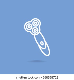 electric shaving machine icon