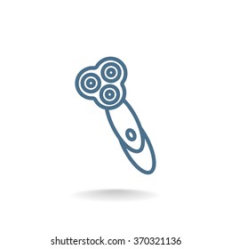 electric shaving machine icon