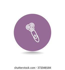 electric shaving machine icon