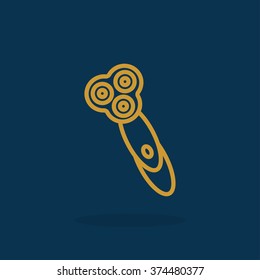 electric shaving machine icon