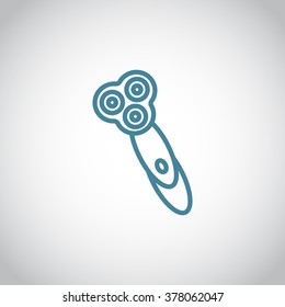 electric shaving machine icon