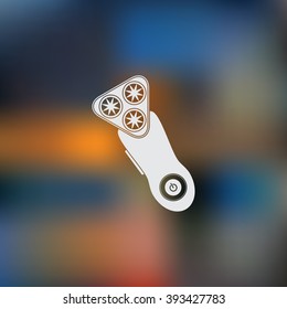Electric shaving machine icon