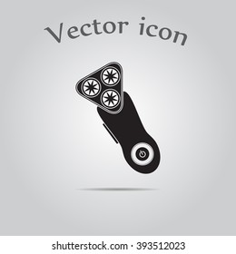 Electric shaving machine icon