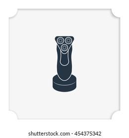 Electric shaving machine icon.
