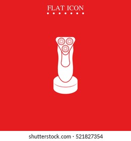 Electric shaving machine icon.