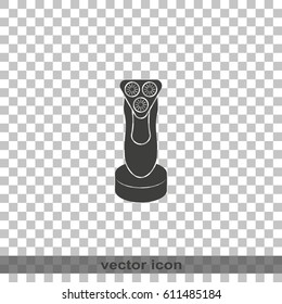 Electric shaving machine icon.