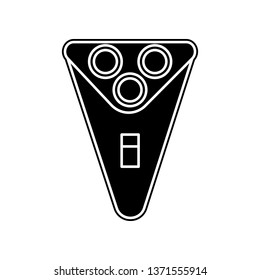 electric shaving machine icon. Element of bathroom for mobile concept and web apps icon. Glyph, flat icon for website design and development, app development
