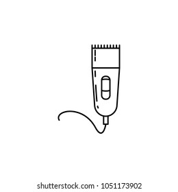 Electric shaving machine Icon Vector. From appliances . Vector isolated illustration