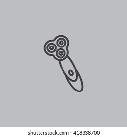 Electric shaving machine Icon Vector