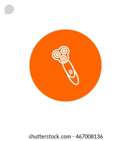  Electric shaving machine Icon Vector.