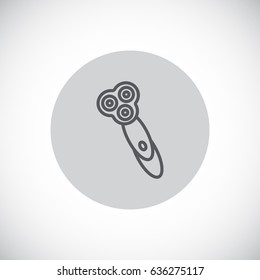  Electric shaving machine Icon Vector.