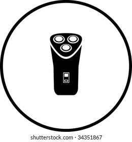 electric shaving machine symbol