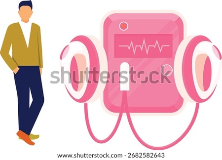 The Electric Shock Machine reduces pulses through controlled electrical impulses