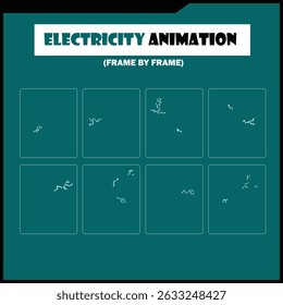 Elektrische Stoßwellenanimation - Frame by Frame Sequence 