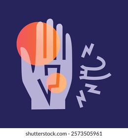 Electric shocks glassmorphism illustration. Household injuries. Transparency blur elements. Ui layered design.