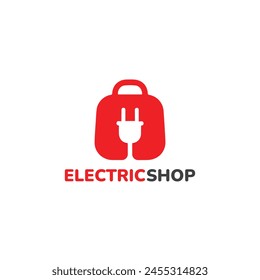 Electric Shop Logo Design Modern Tech