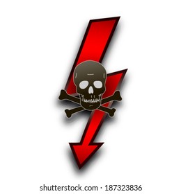 electric skull arrow