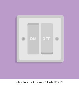 Concepto de enchufe eléctrico en estilo de caricatura mínimo