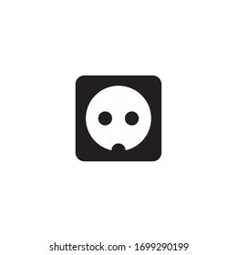 Electric Socket Icon Design Vector Illustration