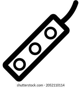 electric socket icon. electric sockets. outline icon