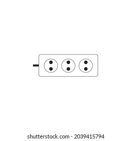 electric socket icon symbol sign vector