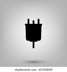 electric socket  icon,vector illustration
