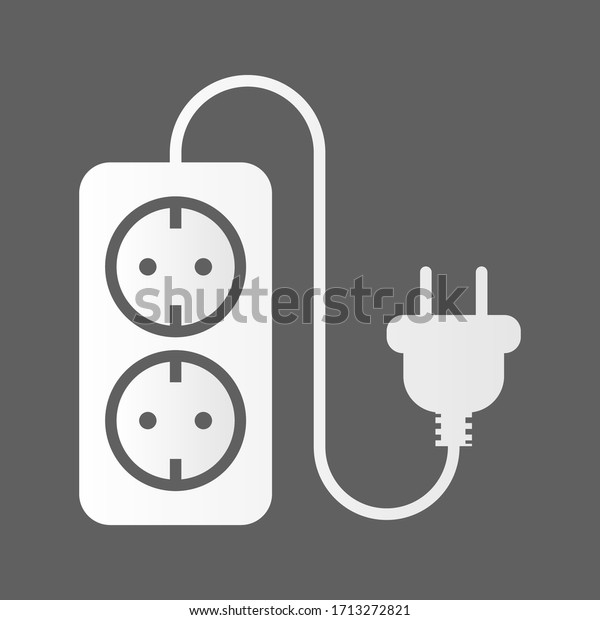 Electric Socket Plug Power Supply Vector Stock Vector (Royalty Free ...