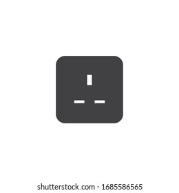 electric socket plug vector, illustration template