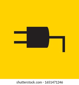 Electric socket vector concept template design illustration