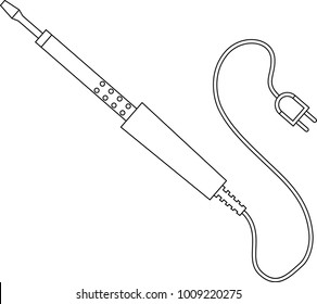 electric soldering iron