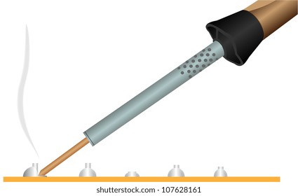 Electric soldering iron