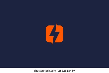 Inspiración de Plantilla de diseño de Vector de diseño de logotipo cuadrado eléctrico